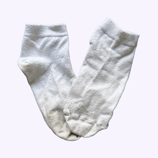 Simple white socks