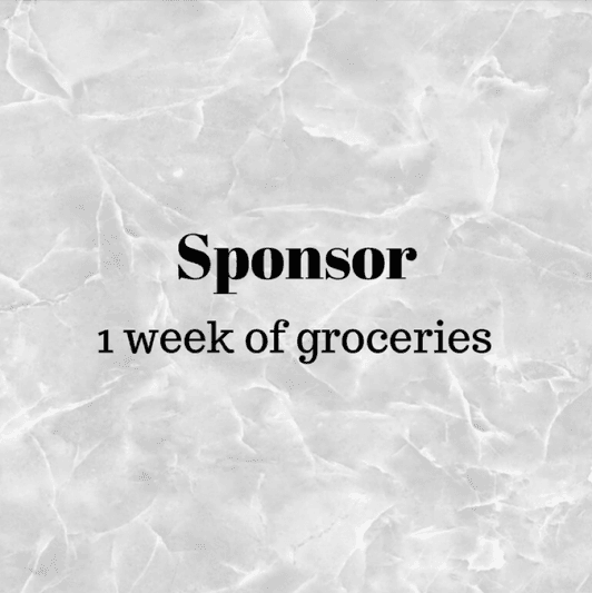 Sponsor: 1 week groceries