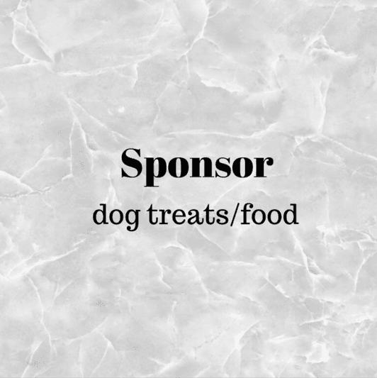 Sponsor: dog food and treats