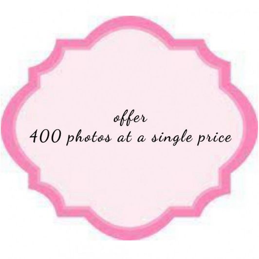 offer 400 photos at a single price