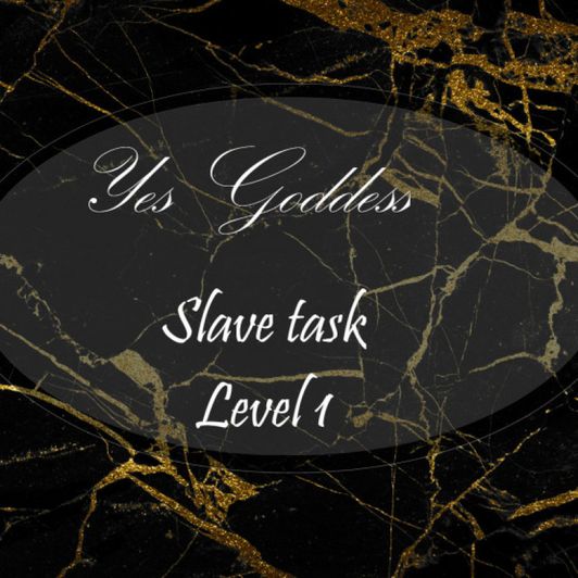 Yes Goddess: Slave Task Level 1