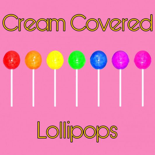 5 Cream Covered Lollipops
