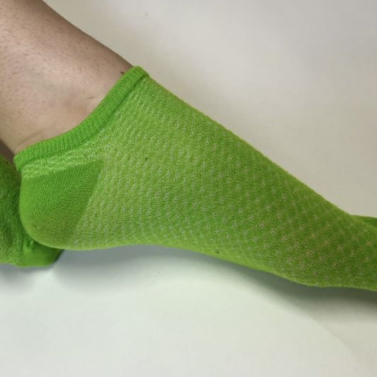 Green Ankle Socks