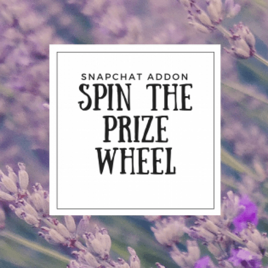 Snapchat Addon: Spin The Prize Wheel