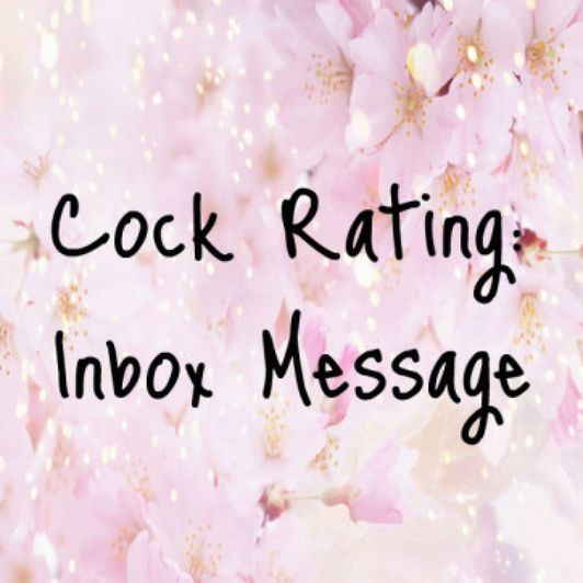 Cock Rating: Inbox Message