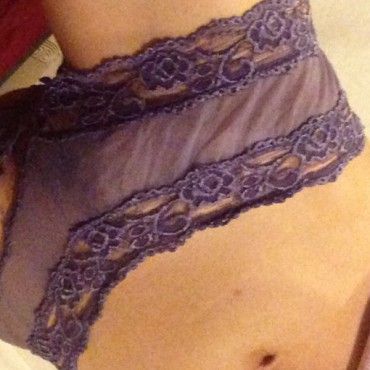 Old Purple Lace Panties