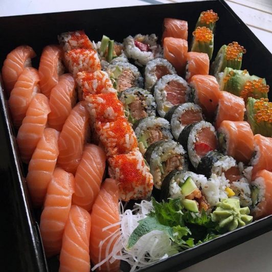 Sushi dinner for me