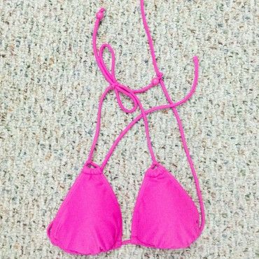 hot pink bikini top!