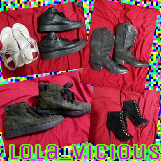 Various Shoes Sandals Boots