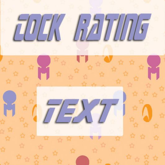 Text only cock rating
