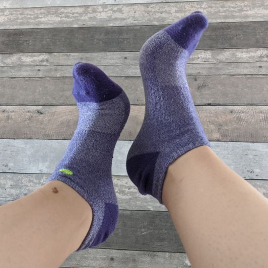 Stinky Purple Gym Socks