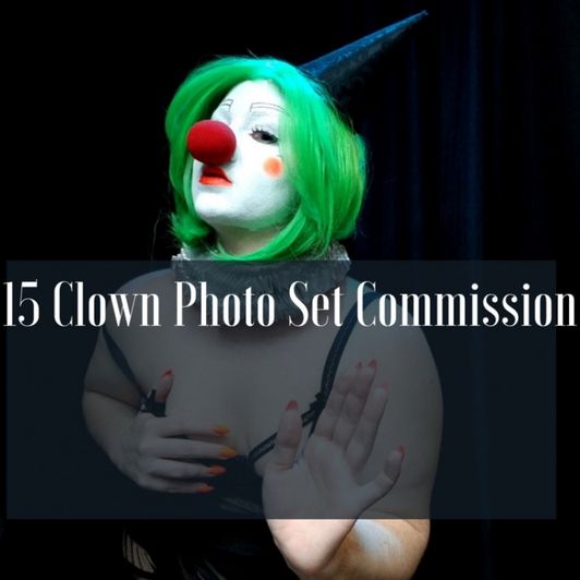 15 Clown Photo Set Commission