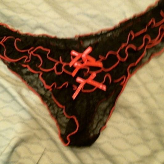 Black 7 Pink Lace Panties