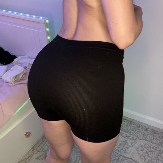Tight Black Booty Shorts