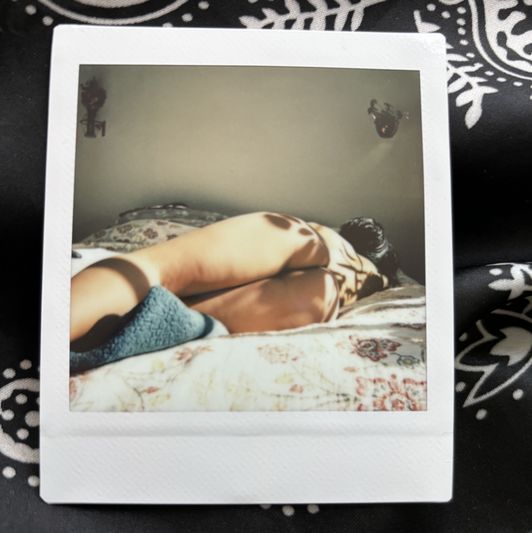 Napping in the Sun Polaroid