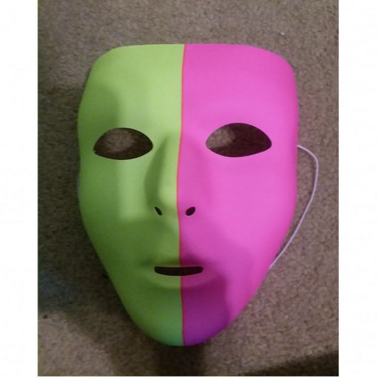 Mask from a Video: Black Light Two Color