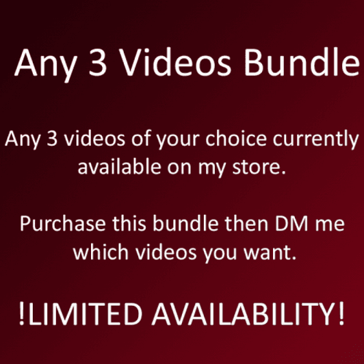Any 3 Videos Bundle