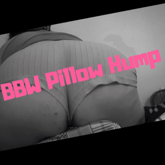BBW Pillow Humping Photo Set