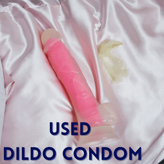 Used condom from my dildo!