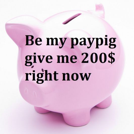 Be my paypig