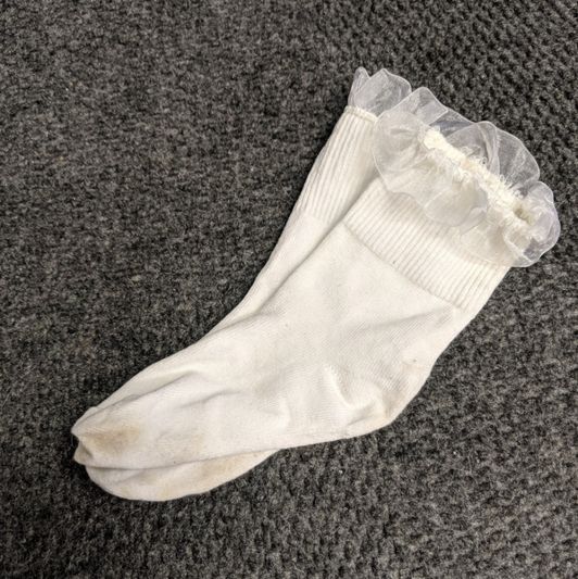 Socks Frilly White pair