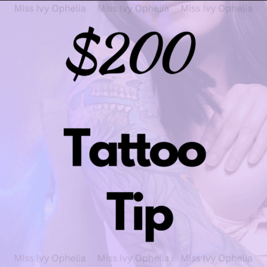 Spoil Me: Tattoo Tip 1