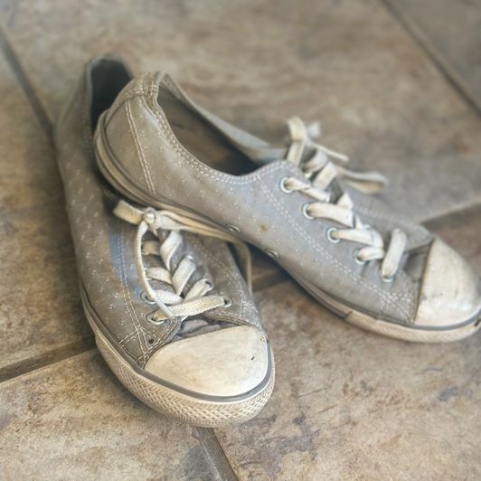 LEGENDARY! Dirty Worn Converse Shoes