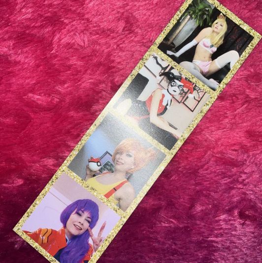 Mixed Cosplay Photo Strip Magnet Version 2