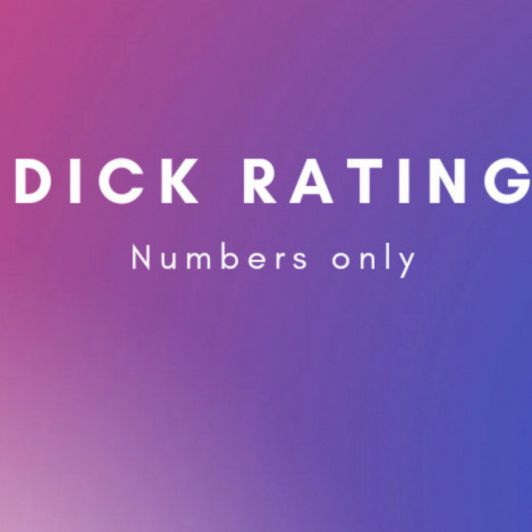 Dick Rating Numbers Only