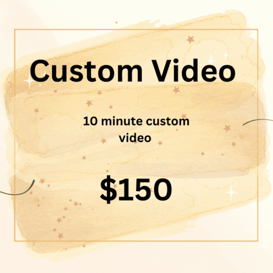 10 minute custom video