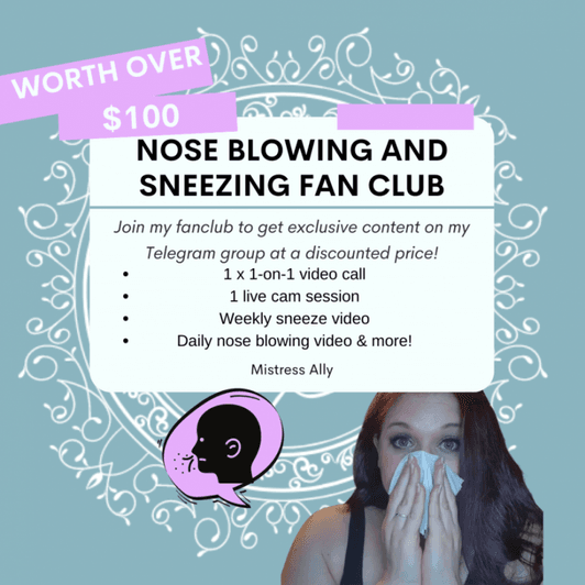 Nose Blowing and Sneezing Fan Club