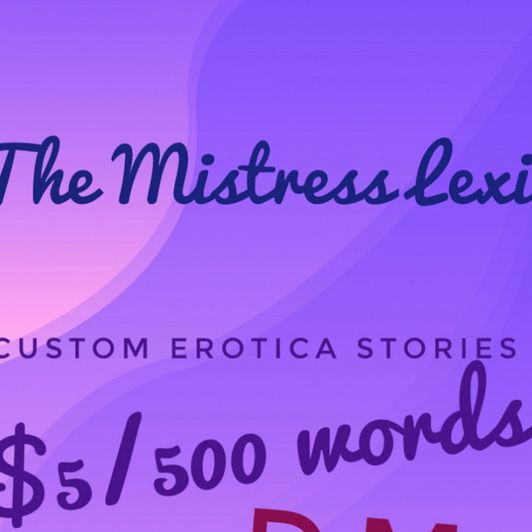 Personalized and Printed Erotica Story