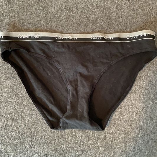 Black Calvin Klein Panties