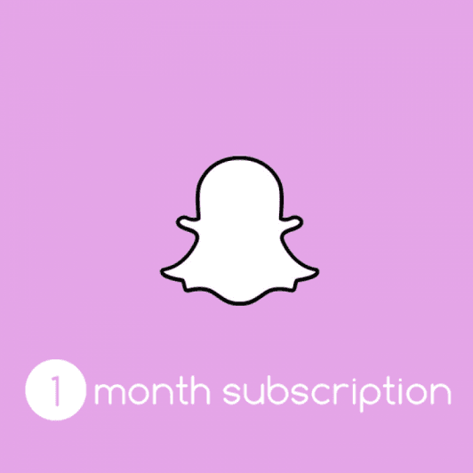 Snapchat: 1 Month