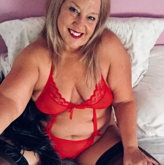Red Hot 1Piece Bra And Panty
