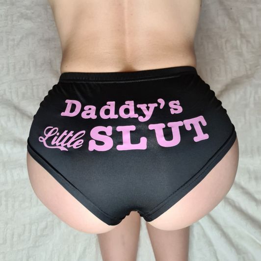 Wore Used Black Daddys Slut Panties