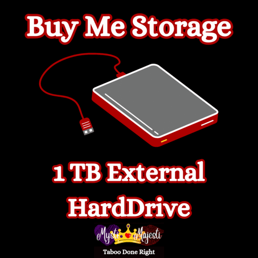 Buy Me a 1 TB External Harddrive for Vid Storage