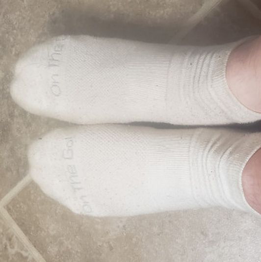 Dirty worn socks