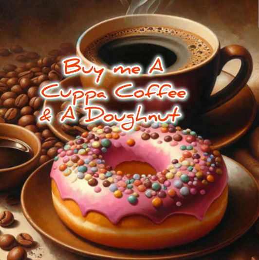 BUY ME A CUPPA COFFEE AND A DOUGHNUT