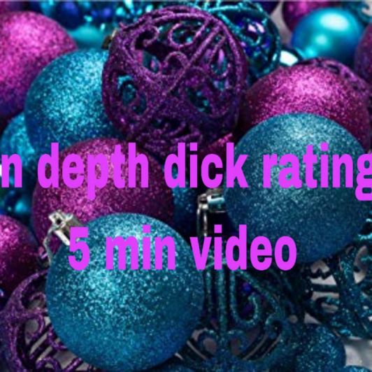 5 min custom dick rating vid
