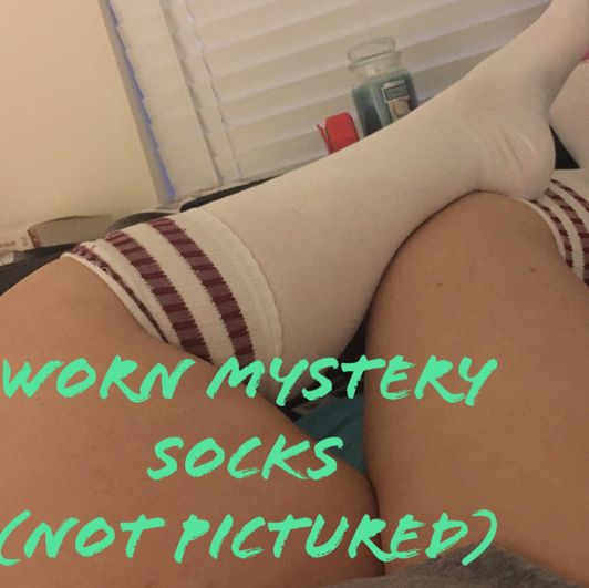 Worn mystery Socks different varieties