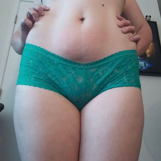 Lacey Green Panties