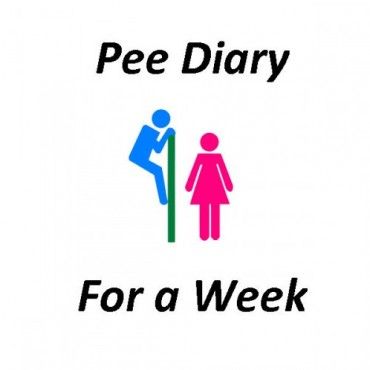 Pee Diary for a Week