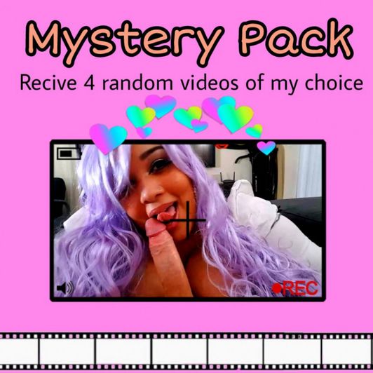 Mystery pack of 4 videos