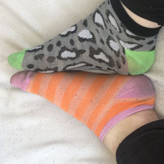 Mix matched socks