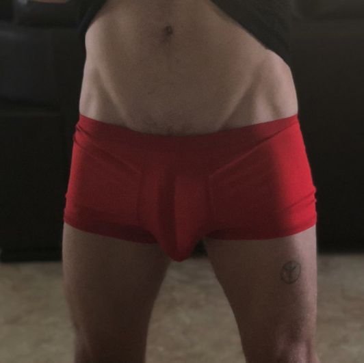 Boxers wore on and after porn scene