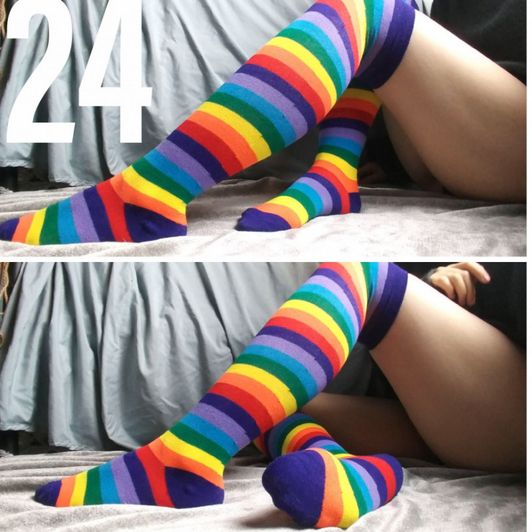 Taste the rainbow socks