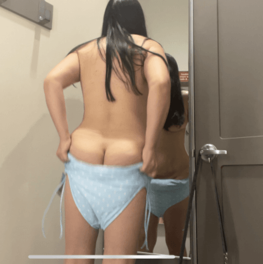Public Dressing Room Panty and Personalized Video