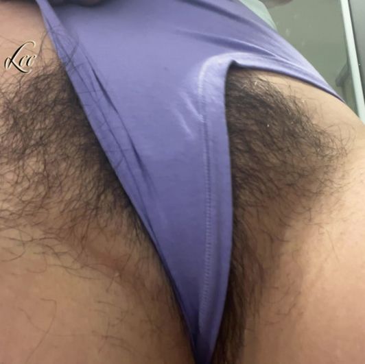 Purple Thong Polaroid Panty