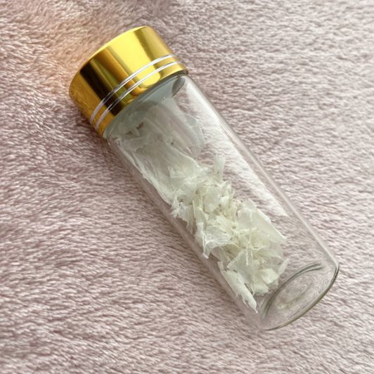 Bottle Of Foot Dust: Dried Skin Shavings